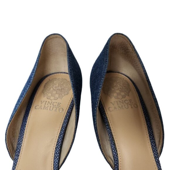 Vince Camuto Women's Adeilia Jean Blue /Indigo Shoes Size 8.5 M - Picture 5 of 11